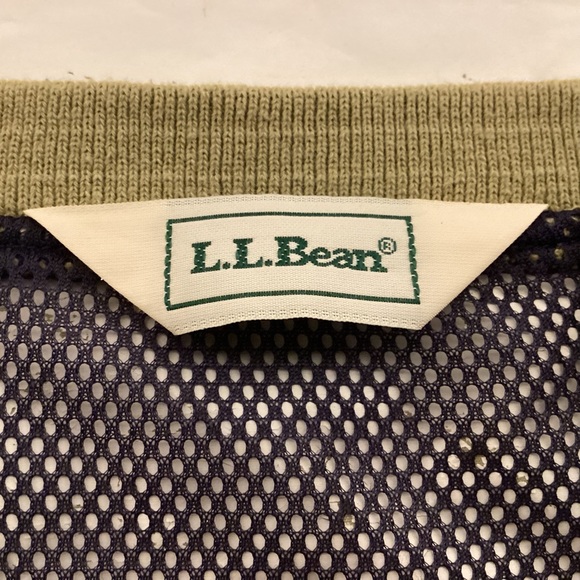 L.L. Bean Mens Pullover Windbreaker Jacket size XXL Golf Jacket checked - Picture 7 of 13